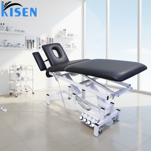 Fauteuil de tatouage Kisen noir et blanc, lit de beauté simple et réglable, table à cils facile à utiliser, en promotion - Product Image 1