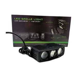 F06N Nuevo Foco <span class=keywords><strong>LED</strong></span> <span class=keywords><strong>de</strong></span> 3 Leds, Haz <span class=keywords><strong>de</strong></span> Luz Amplio, Alta Luminosidad 6000K, Blanco/Blanco, Reflector <span class=keywords><strong>de</strong></span> Doble Color, 70W 12V, Universal para Coche - Product Image 2