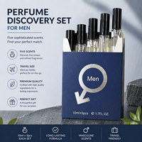 Coffret de parfums de luxe en spray 10ml*5pcs/boîte, parfum frais, cadeau d'amour, pratique à emporter, pour les rendez-vous/loisirs