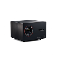 Projecteur Home Cinéma Noir True 4K 3840*2160p 1500 ANSI Lumens avec Haut-parleur Super Puissant 20W – Idéal pour Jouer sans Délai