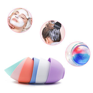 Kích Thước Lớn Tái Sử Dụng Tự Làm Mặt Trộn Bát-Silicone Mặt Nạ Bùn Applicator Cho Nhà Salon Spa Chăm Sóc Da - Product Image 5
