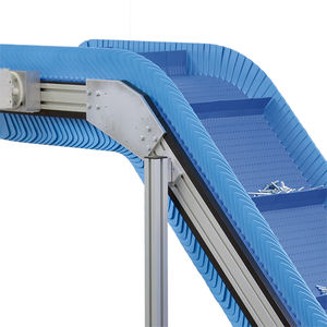 Pemasok Cina sabuk konveyor transportasi tipe Z sabuk konveyor modular miring untuk pembuatan makanan & buah - Product Image 2
