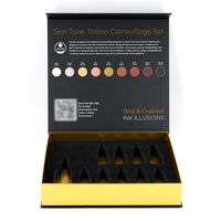 Boîte cadeau rigide magnétique avec logo personnalisé imprimé et insert en mousse EVA pour l'emballage de cosmétiques, de maquillage et de correcteurs