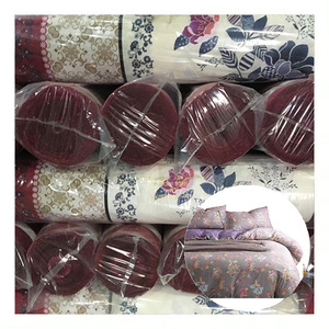 Nhà Sản Xuất Tùy Chỉnh Thiết Kế Của Bạn Phân Tán In <span class=keywords><strong>Twill</strong></span> Bàn Chải Sợi Nhỏ Polyester Bedsheet Bộ Đồ Giường Vải Cuộn - Product Image 1