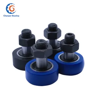 Rolamentos Fabricante CF5 PU Roller Needle Bearing Revestido Nylon Cam Bearing Seguidor CFFRRU5-13