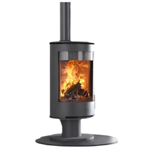 Poêle à bois autonome britannique PVR, chauffage contemporain en fonte pour usage domestique et villas, certifié Ecodesign - Product Image 1