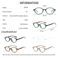 Monturas de gafas, venta de fabricante, monturas pequeñas ovaladas Retro duraderas, gafas antiluz azul para hombres y mujeres, montura óptica