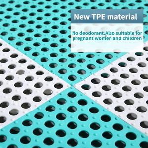 Non-slip Bath Mat Waterproof Rug Bathroom Carpet Anti Slip Feet Massage Cushion Pad Toilet Splicing Floor Shower Mat 30x30cm - Product Image 6