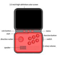 Console de jeu portable rétro classique YoTu M3 900 1, écran 3,5 pouces, couleurs bleu/rouge/vert, batterie 1020 mAh, lecteurs de cartes TF 8 Go