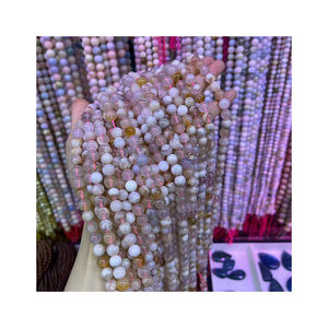 Holesale-tono atural, EADS ememstone asasper quarquarmarine ooonstone Gate Beads Fo ewelry - Product Image 1