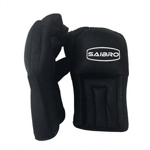 Gants d'entraînement d'arts martiaux Saibro, demi-doigts, en PU, fermeture Velcro, unisexe, à partir de 14 ans - Product Image 6