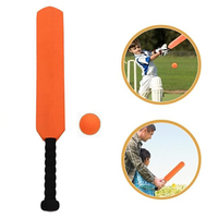 Batte de cricket en mousse souple pour enfants, jouet d'entraînement léger et sûr, parfait pour les jeux d'arrière-cour, les sports junior amusants de cricket en intérieur et en extérieur