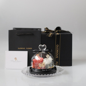 ดอกกุหลาบ DREA แห้งแบบธรรมชาติ คงทนยาวนาน อมตะ ตกแต่งสวยงาม พร้อมไฟในกล่อง - Product Image 6