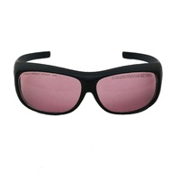 Fit Over Design 808nm lunettes de sécurité laser à diode infrarouge lentille PC OD6 + lunettes de protection laser