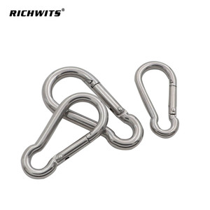 Mosquetón de Acero Inoxidable RICHWITS 5299C, Gancho de Escalada con Capacidad de Carga de 450 kg, para Uso en Exteriores - Product Image 5