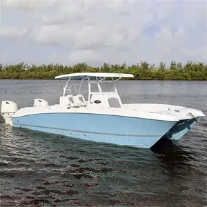 Kinocean Best 28ft 8 Man Center Console Luxury Fiberglass Recreational Boat for Sale