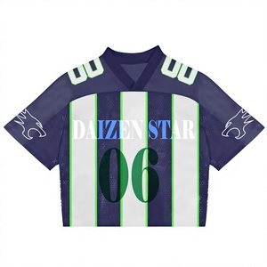 Daizen Star Men's White Mesh Football Jersey V-Neck Short Sleeve Number 24 Silk Screen Printed Breathable Regular Fit Adult 100% - Product Image 5