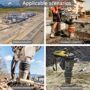 Apisonadora Vibratoria Profesional a Gasolina, Tipo Saltamontes, 60-70 Golpes/Min, Alta Frecuencia para Relleno y Cimentación - Product Image 4