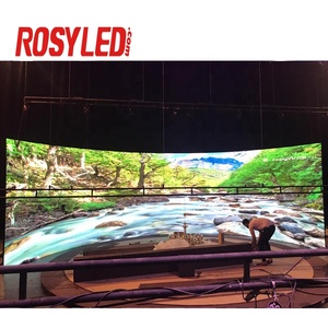 Podium Evenement Achtergrond Curve Scherm Video Wall P2.5 Indoor Verhuur LED Scherm 8K HDR10+ Novastar Besturing - Product Image 3