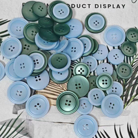 Boutons de couture nacrés personnalisés à 4 trous en résine pour vêtements et vêtements d'extérieur pour femmes