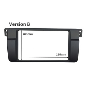 Kit de garniture de tableau de bord pour <span class=keywords><strong>autoradio</strong></span> <span class=keywords><strong>double</strong></span> <span class=keywords><strong>DIN</strong></span> avec écran tactile 7'' GPS TV Android pour <span class=keywords><strong>BMW</strong></span> Série 3 (<span class=keywords><strong>E46</strong></span>) 1998-2005 - Product Image 5