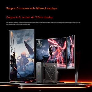 Mini PC para Juegos AMD Ryzen 7 7435HS RX <span class=keywords><strong>6600M</strong></span> con Gráficos Dedicados, Mini PC de Escritorio Barebone para Juegos y Estaciones de Trabajo - Product Image 5
