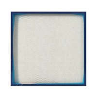 Filter Udara FFU Cleanroom Berbingkai Aluminium dengan Filter HEPA H14 Mini Pleat Gel Seal untuk Laboratorium Farmasi