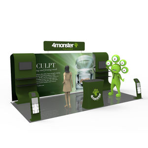 תצוגת מסחר אלומיניום לשימוש חוזר 10x10ft תצוגה ניידת סטנד תצוגה ניידת עבור פרסום צבע פרסום הדפסה סובלימציה - Product Image 6