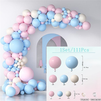Macaron Latex Arc Ballon Ensemble Toile de Fond Ballon Guirlande Arc Kits pour Anniversaire Mariage Décor Ballon Photo Prop