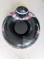 Waterhan FPF071 Luge gonflable robuste pliable de 100 cm en cuir de canard noir, fabriquée au Guangdong pour adultes