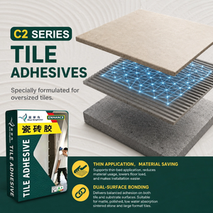 Adhesivo Impermeable Antideslizante C2F <span class=keywords><strong>para</strong></span> Lechada <span class=keywords><strong>de</strong></span> Azulejos Cementosos, <span class=keywords><strong>para</strong></span> Baños, <span class=keywords><strong>Piscinas</strong></span>, Balcones, Paredes Exteriores, <span class=keywords><strong>Mortero</strong></span> Fino - Product Image 3