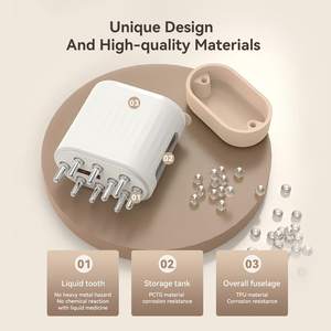 Botella de 6ML, recargable por USB, control de escala antifugas, dispensador de suero de raíz suave, aplicador de aceite para el cabello, peine, masajeador eléctrico para el <span class=keywords><strong>cuero</strong></span> <span class=keywords><strong>cabelludo</strong></span> - Product Image 2