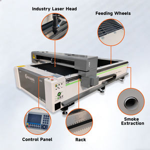 Machine de découpe laser SQ Factory Director 180W 1325, 4*8 pieds, CNC 1325, pour la découpe du bois, du contreplaqué et du MDF, haute vitesse. - Product Image 3