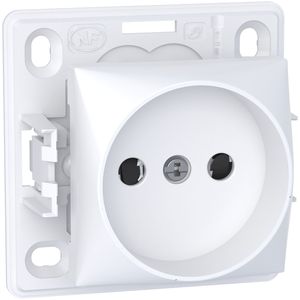 Prise et fiche, 16 A, 250 V ; Conçues pour une utilisation en applications à montage en surface, simple prise, blanches, série <span class=keywords><strong>Alra</strong></span>. Nouveau Original - Product Image 1