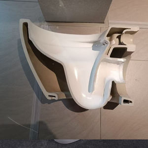 Inodoro de cerámica moderno con tanque, WC funcional, para el hogar, venta al por mayor, en stock - Product Image 3