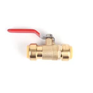 USA Standard cUPC NSF approved Low Lead/Lead Free Brass Push Fit Ball Valve