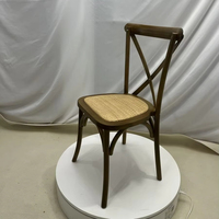 Fauteuil américain en bois massif et rotin, table et chaises de restaurant, table et chaises de salle à manger individuelles d'extérieur, chaises nordiques pour hôtel