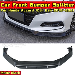 Kit carrosserie pour Honda Accord 10ème génération 2018-2021, diffuseur de pare-chocs avant noir brillant style SK-260, couvre-pare-chocs arrière, accessoires de voiture - Product Image 2