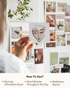 Cartes d'affirmation positive Affirmations quotidiennes pour les femmes Cartes <span class=keywords><strong>de</strong></span> <span class=keywords><strong>motivation</strong></span> Cartes inspirantes pour la <span class=keywords><strong>santé</strong></span> spirituelle et mentale - Product Image 4