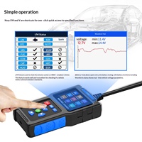 Strumento Diagnostico Auto OBD2 Cablato, Lettore Codici Errore Motore, Scanner Tensione Batteria, Strumento Diagnostico Auto OBDII