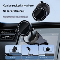 Support de téléphone pour voiture TikTok, Nouveauté 2025, fixation magnétique par ventouse à adsorption sous vide sur pare-brise avant, ajustement standard