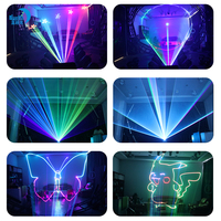 Mini système de spectacle laser étanche RVB 3W DMX IP65 projecteur laser de mariage à lumière laser d'animation 3D pour Noël