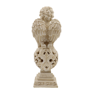 Statue d'ange cherubin en résine vintage pour <span class=keywords><strong>la</strong></span> décoration extérieure - Product Image 6