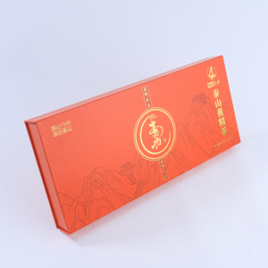 Boîte cadeau rigide magnétique de luxe personnalisée, style <span class=keywords><strong>livre</strong></span> de thé chinois, avec couvercle à rabat et insert en papier, couleur unie - Product Image 4