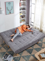 Modernes Konvertierbares Schlafsofa Einfaches Stoff- oder Leder-Klappsofa für Wohnzimmer zum Sitzen & Schlafen für den Heimgebrauch