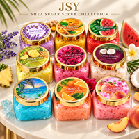 Shea Sugar Body Scrub Collectie in Negen Kleurrijke Varianten voor Zachte Exfoliatie en een Zachte, Gladde Huid Private Label