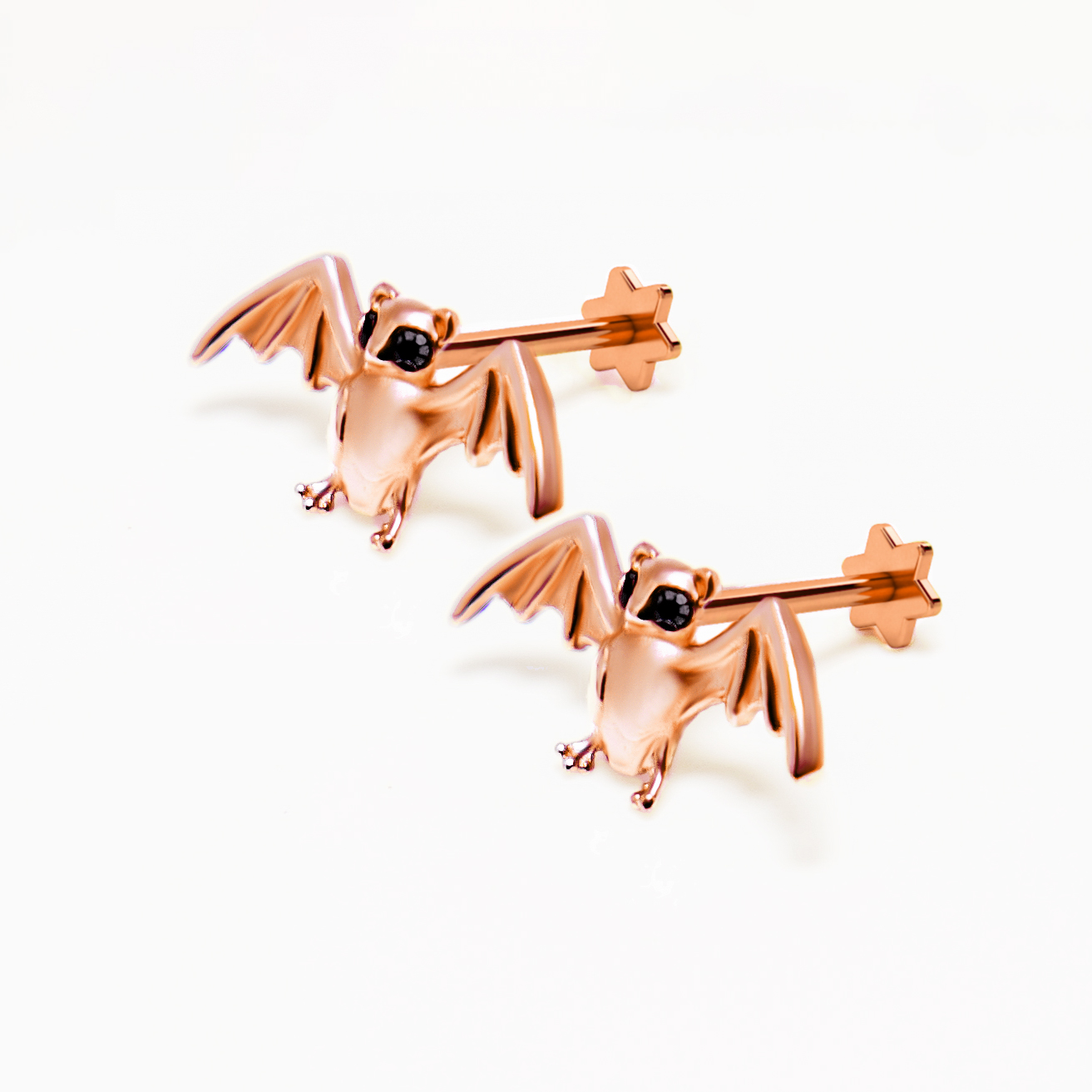 chauve-souris-or rose
