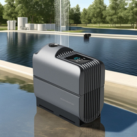 Inverter otomatis kebisingan rendah 1HP, pompa air listrik Priming otomatis tekanan tinggi dengan Magnet produk produsen kualitas tinggi