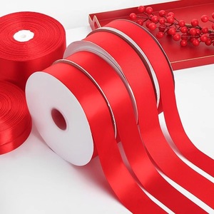 Ruban satiné décoratif élégant, sélection multicolore pour emballage de boîtes cadeaux de fêtes - Product Image 3