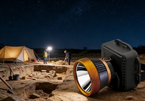 Linterna frontal LED resistente al agua, 4 modos de brillo, alimentada por <span class=keywords><strong>3</strong></span> pilas <span class=keywords><strong>AA</strong></span>, faro para pesca y camping 1706 - Product Image 2